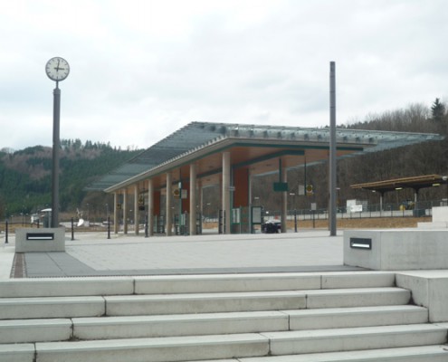 Bahnhofsbereich Olsberg - Ansicht