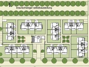 Selbstbausiedlung Rautheim - Übersicht Grundrisse