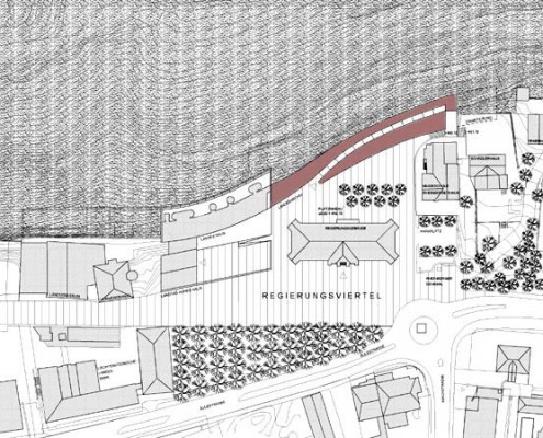 Landesarchiv Vaduz - Lageplan