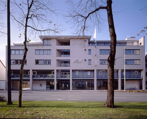 AOK Paderborn - Straßenansicht