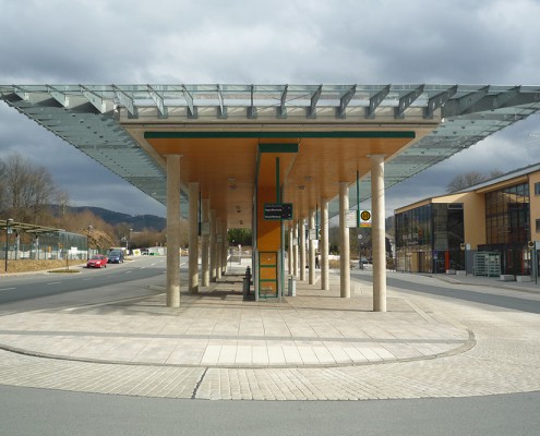 Bahnhofsbereich Olsberg - Bussteig