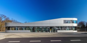Empfangsgebäude PTB Braunschweig - Straßenansicht