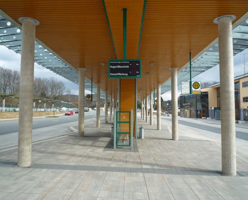 Bahnhofsbereich Olsberg - Bussteig