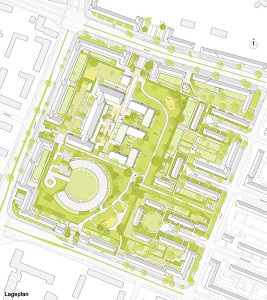 Wettbewerb Wohnen im Goethpark - Lageplan