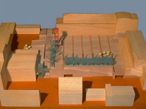 Platzgestaltung Bethel - Modell