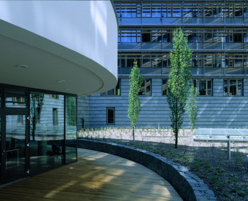 Ministerialgebäude am Carolaplatz Dresden - Terrasse