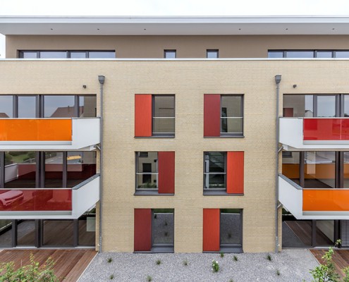 Wohnen am Glockenberg - Ansicht Balkone