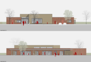 Zeichnung Ansichten Kita Stöckheim