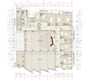 Grundriss OG | Jugendgaus Hallschlag
